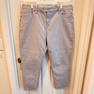 Woman's Gray, Size 16 Pant, Poetry Brand